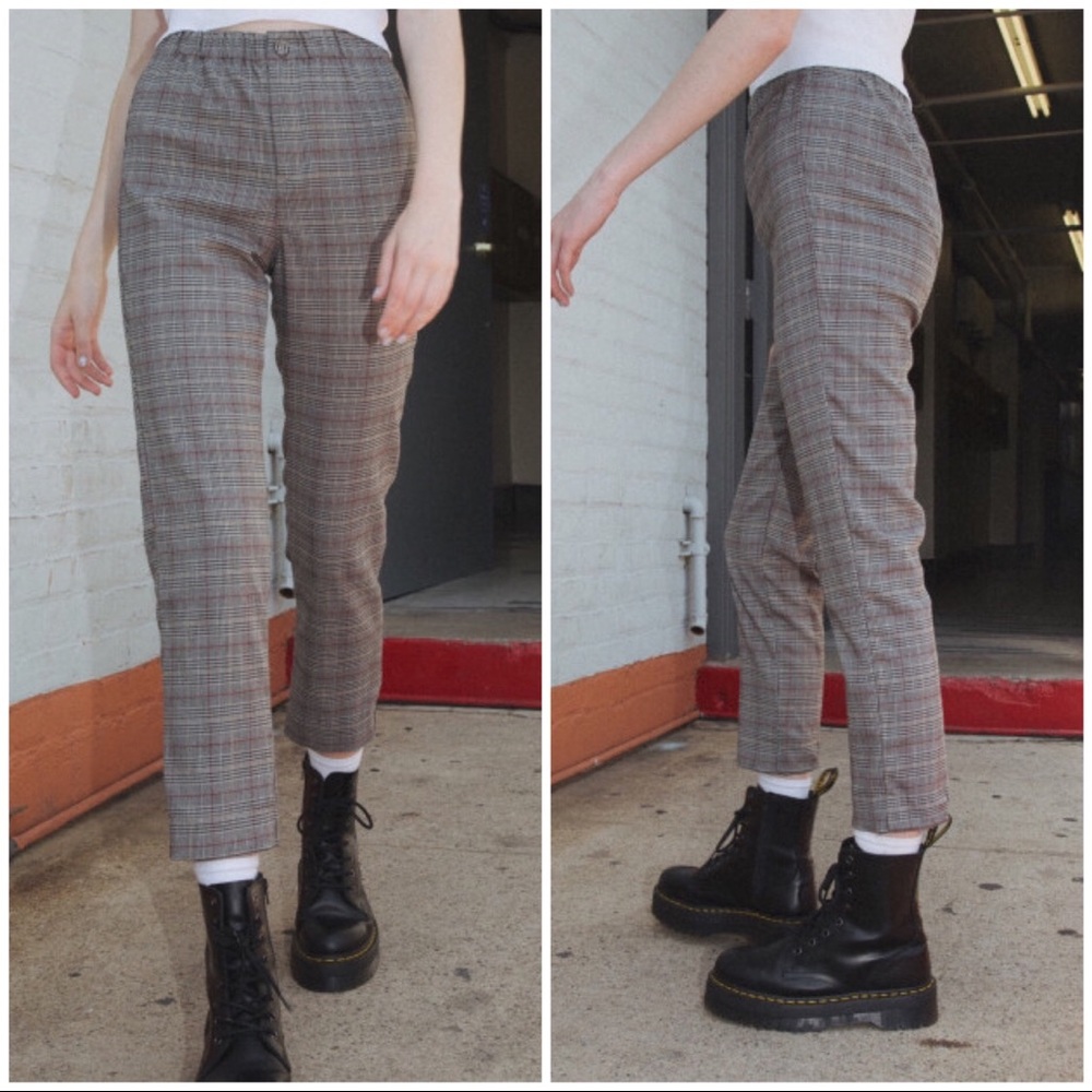 Brandy Melville Tilden plaid pants